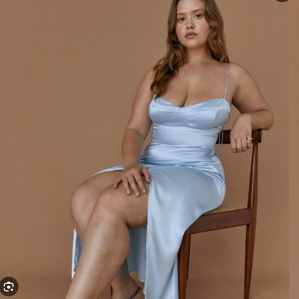 The Reformation Marguerite Silk dress size 0